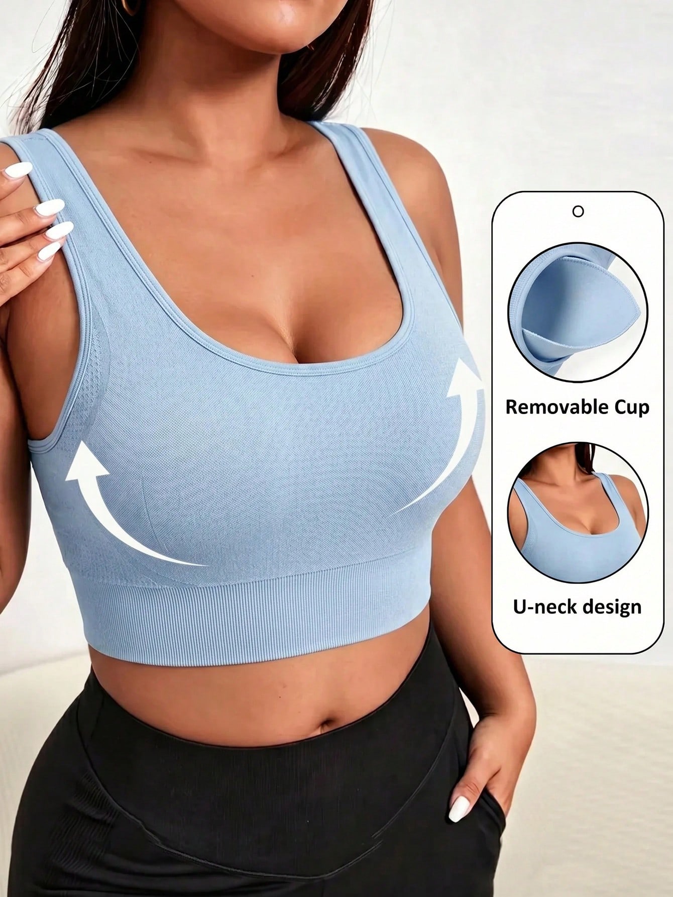Reggiseno Sportivo Senza Cucit - Push Up Bra Padded recensione e prezzo